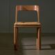 Lot de 3 chaises italiennes à dossier courbé en bois
