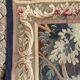 Aubusson tapestry late 19th century, landscape-greenery-castle, wool and silk
