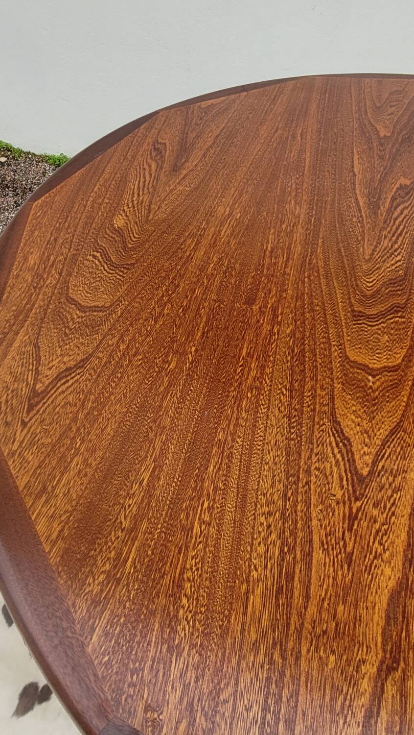 Vintage Scandinavian style table with 2 teak extensions, 1960s