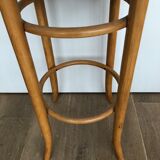 High stool in cannage