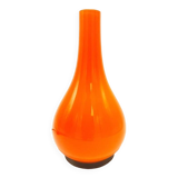 Orange opaline lamp
