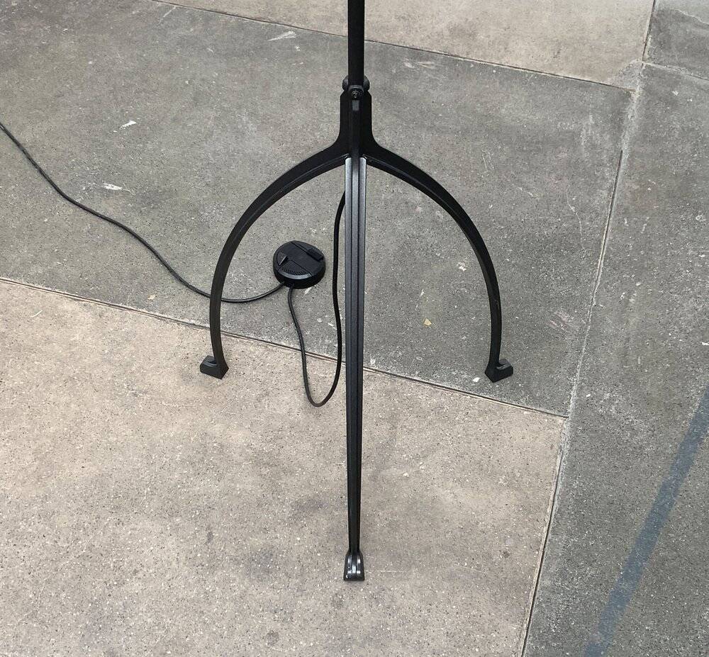 Italian postmodern tripod floor lamp by Lucitalia, 1980s.