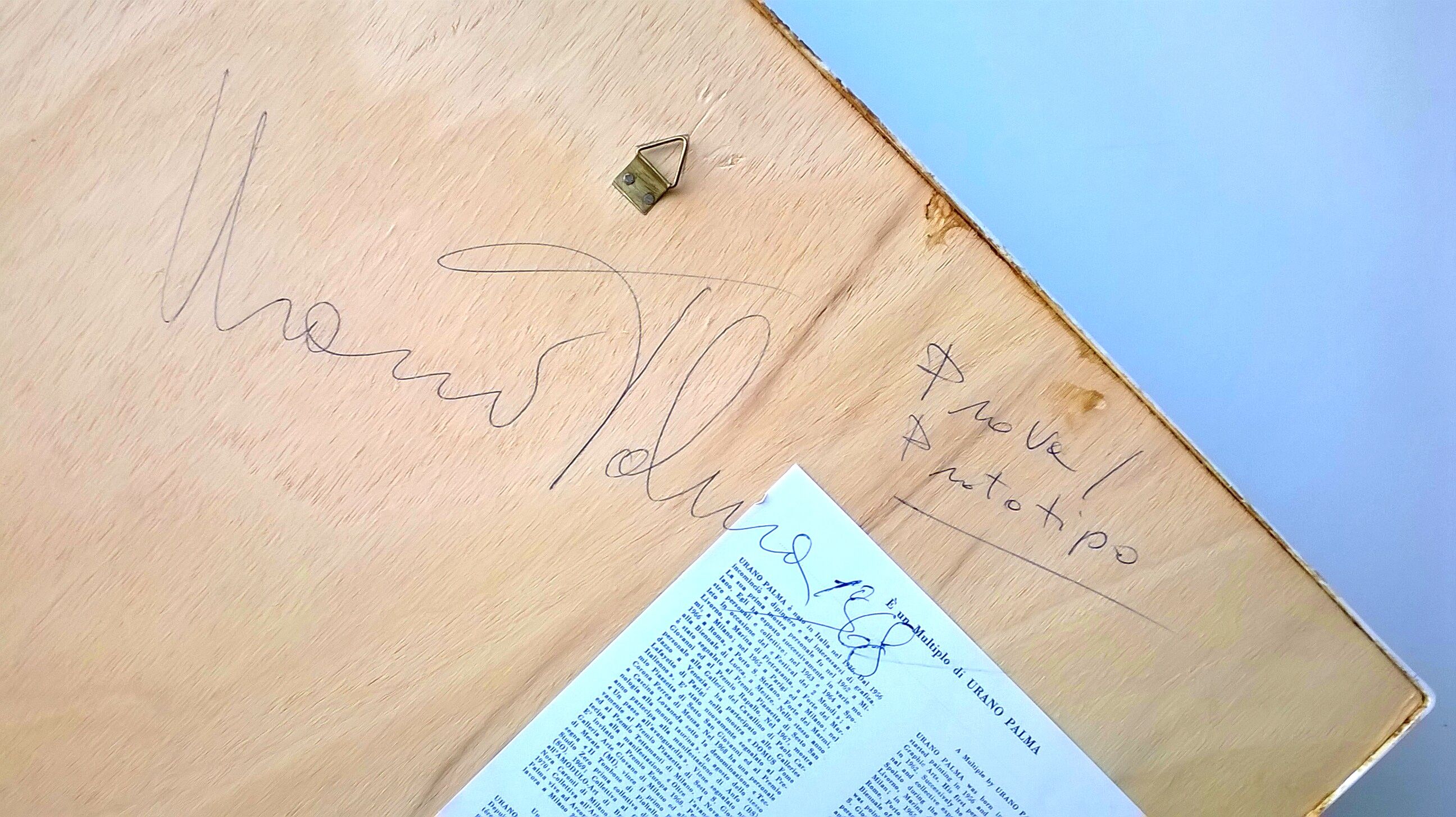 Urano Palma, cinetic plastic panels, 1968, set of 3.