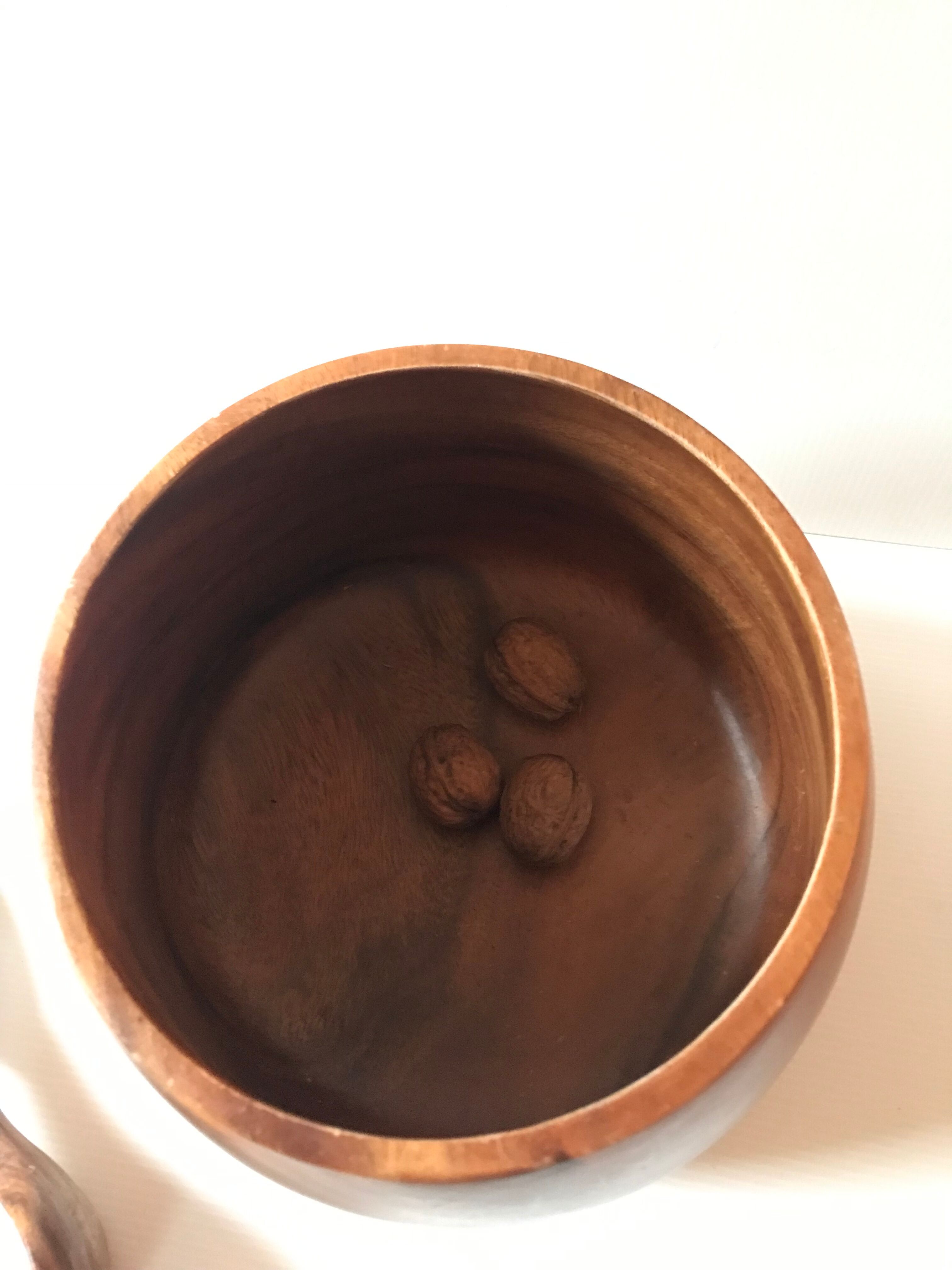 Wooden bowl 4 liters vintage