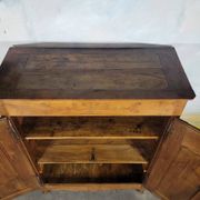 Small Louis XV bedside cabinet in solid cherry wood.