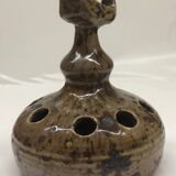 Vase pique fleur en grès pyrite zoomorphe 1950/60