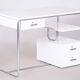 White Bauhaus writing desk made in 1930s Germany - Restored