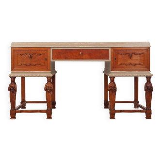Oak desk, Danish design, 1950s, production: Denmark