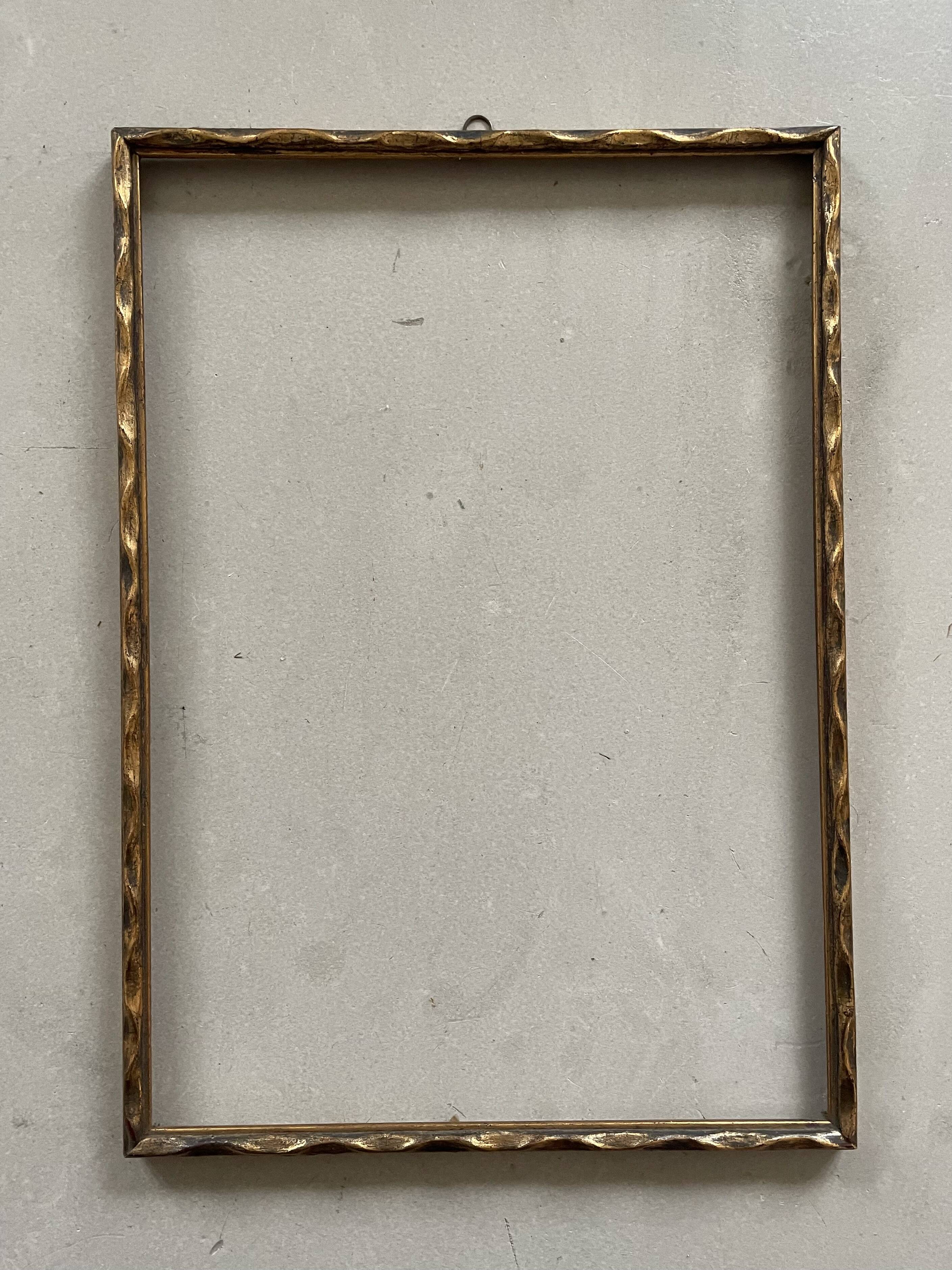 Old golden frame 25x35cm