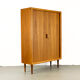 Danish Teak Cabinet with Tambour Doors from Dyrlund, 1970s