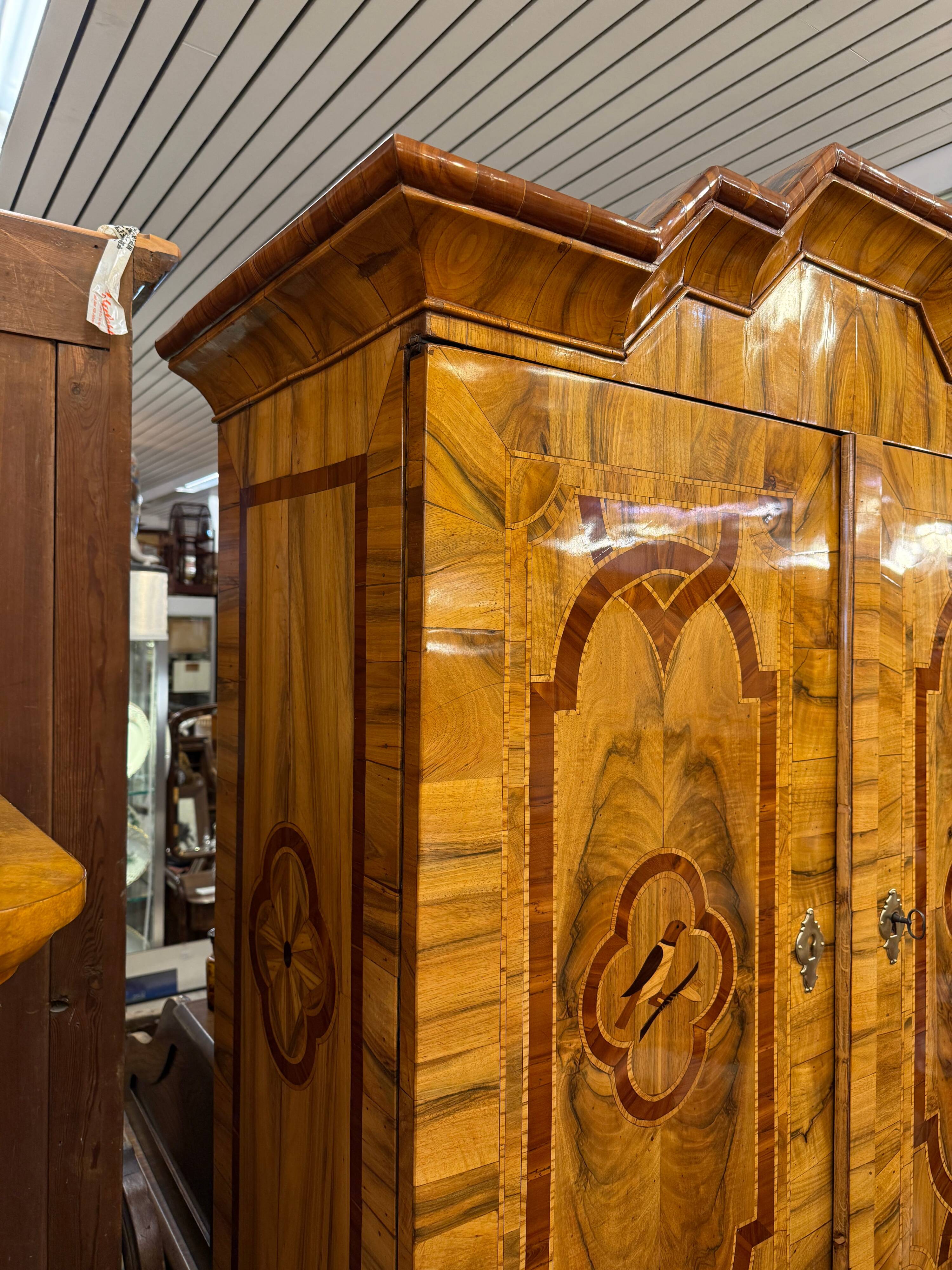 Baroque Cabinet Walnut 18th Century