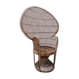 Fauteuil emmanuelle en rotin
