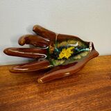 Vallauris ceramic ring tray from the 60s