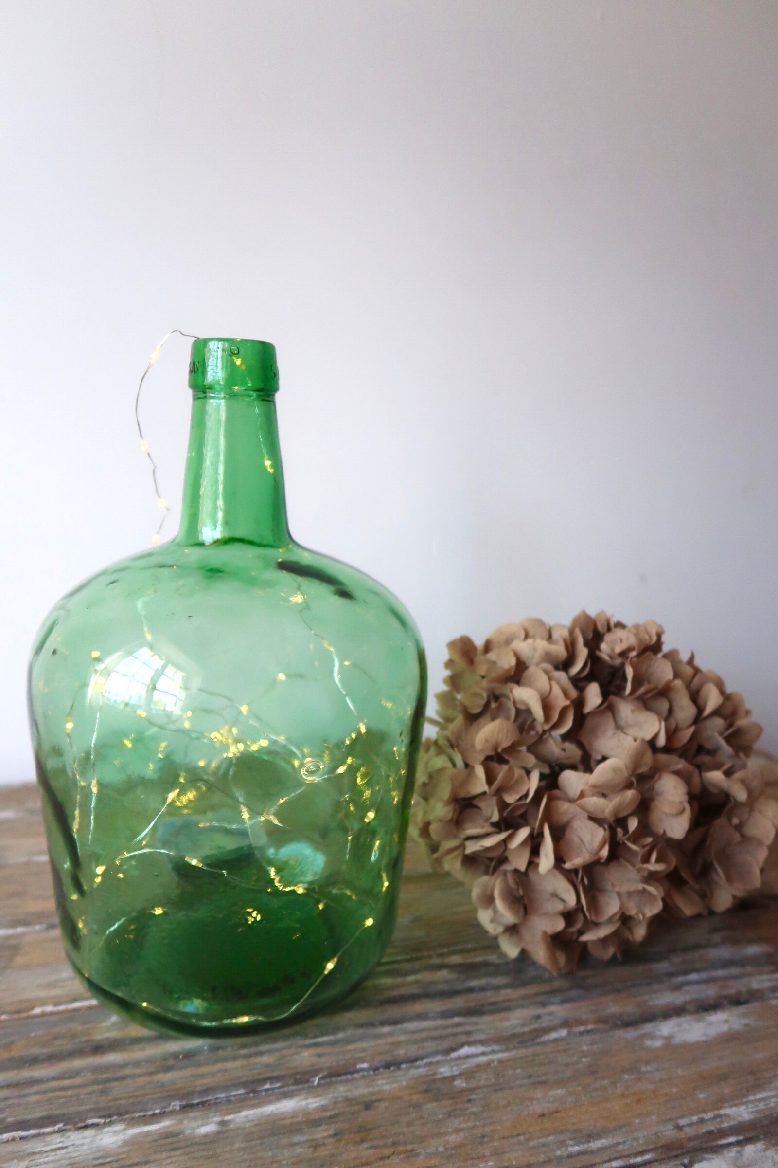 Dame-jeanne en verre verte 5 litres