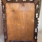 LARGE MIRROR in gilded wood in Baroque style