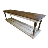 Table metier en bois massif 20ème