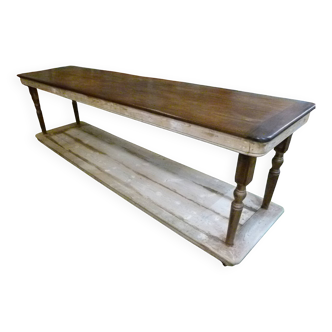 20th century solid wood craft table