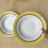 Digoin sarreguimenes soup plates