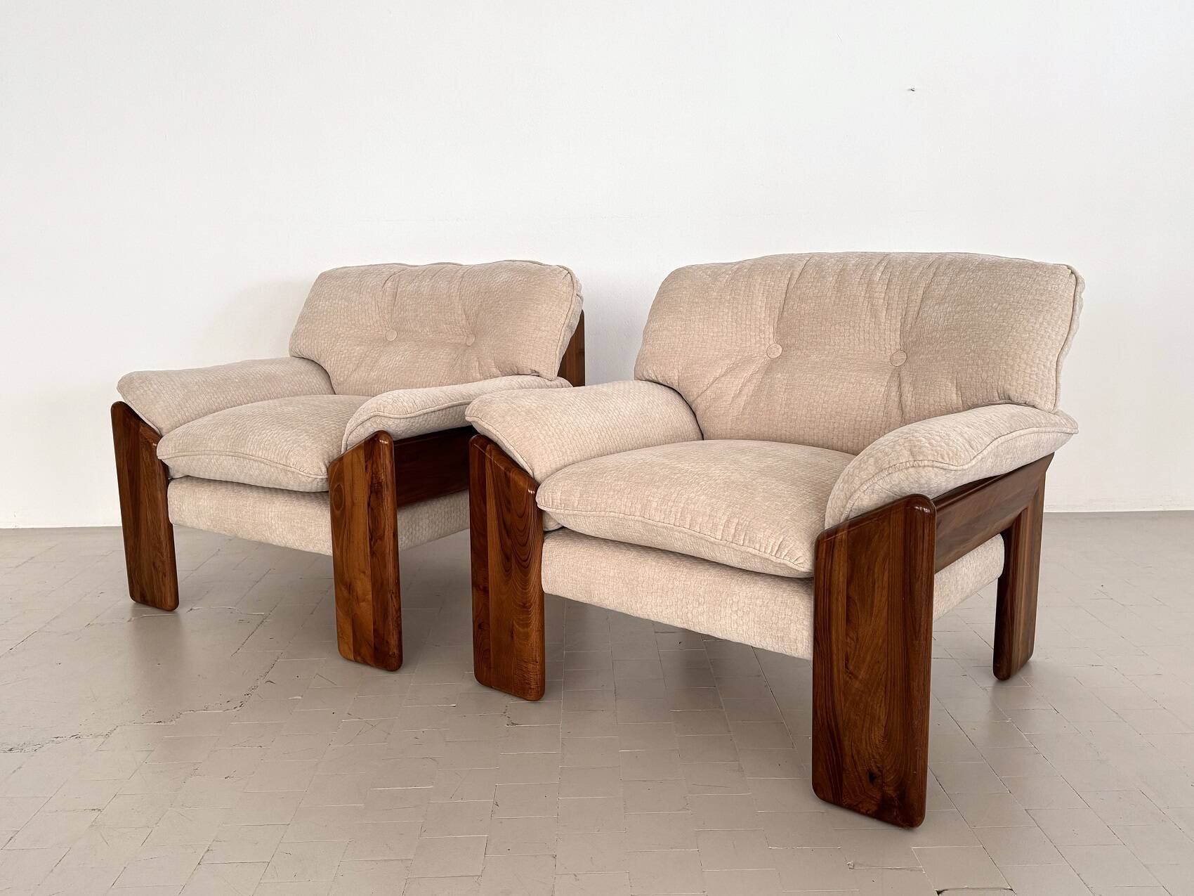 Fauteuils italiens « Sapporo » de Mario Marenco pour Mobil Girgi
