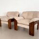 Fauteuils italiens « Sapporo » de Mario Marenco pour Mobil Girgi
