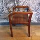 1930s minimalist wooden armchair