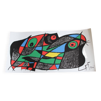 Lithographie Miro Suède