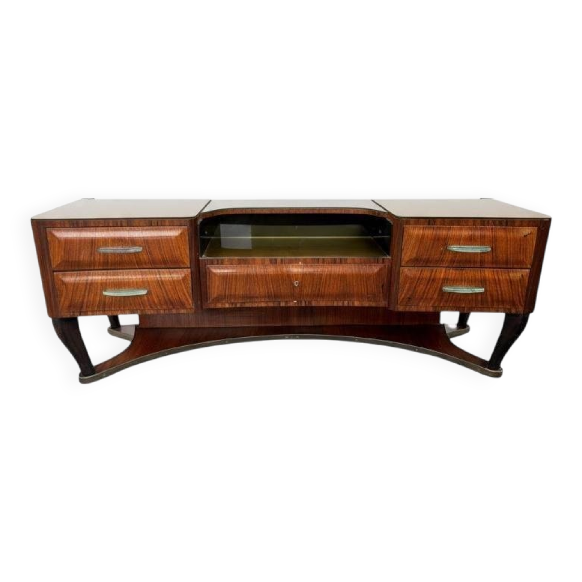Mid-Century Modern Dresser in Wood by Dassi, Italy, 1950s