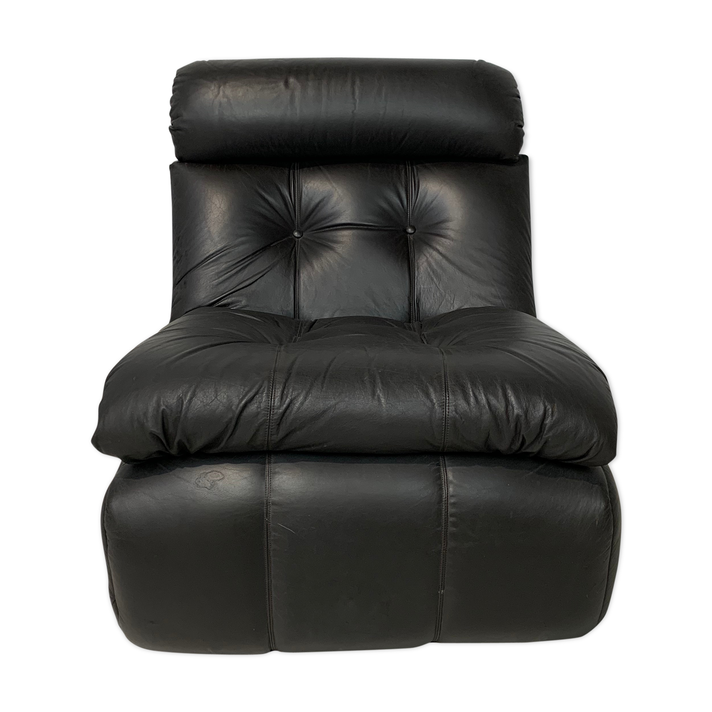 Brown leather heater