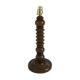 Turned wooden lamp leg