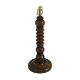 Turned wooden lamp leg