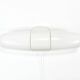 White double wall lamp Bauhaus Wilhelm Wagenfeld, Linder Germany, 1950s