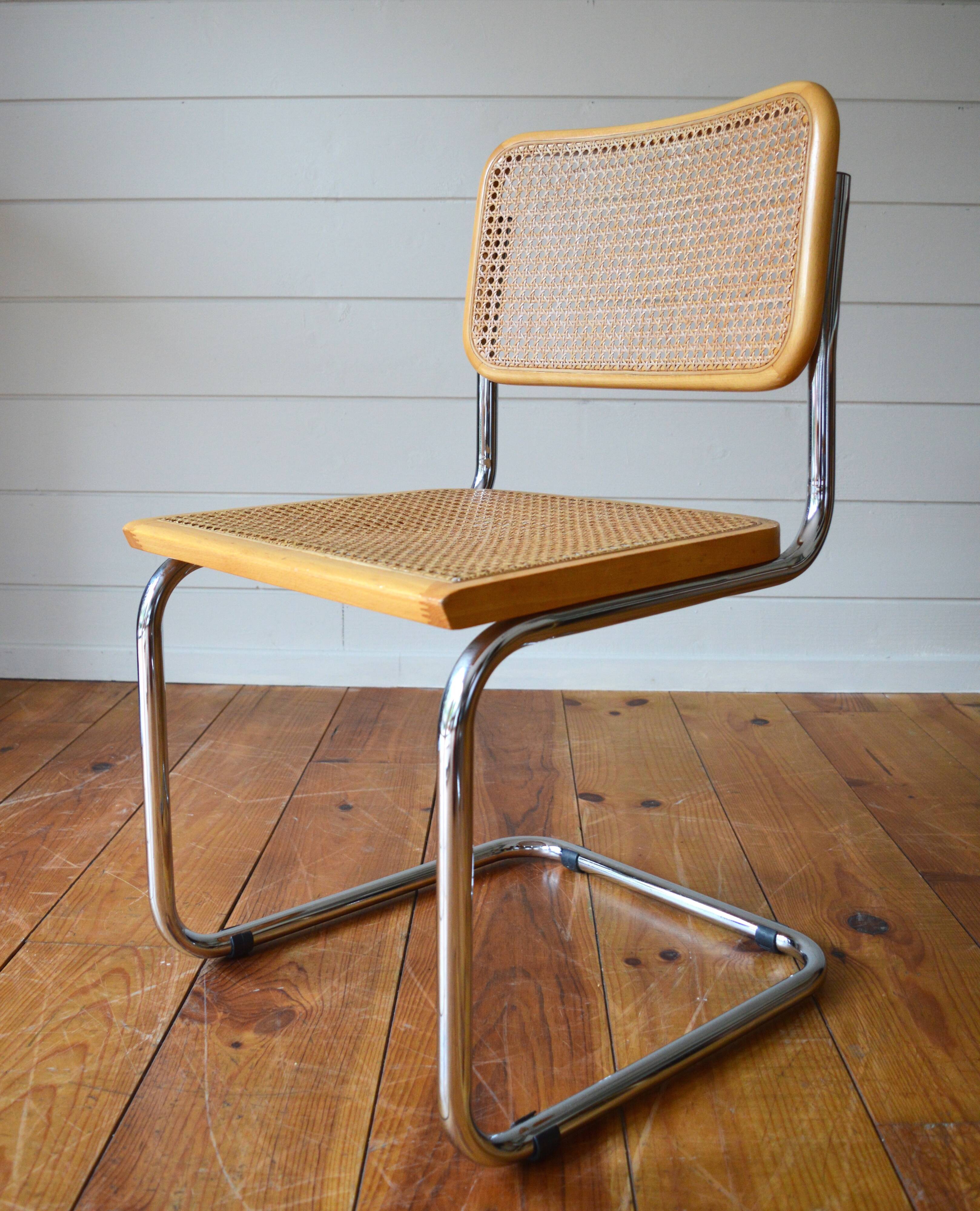 Trio of Breuer B32 chairs