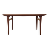 Table en teck, design danois, années 1970, designer : Johannes Andersen