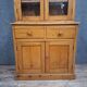 Two-body antique buffet in solid pine – glazed dresser – country style