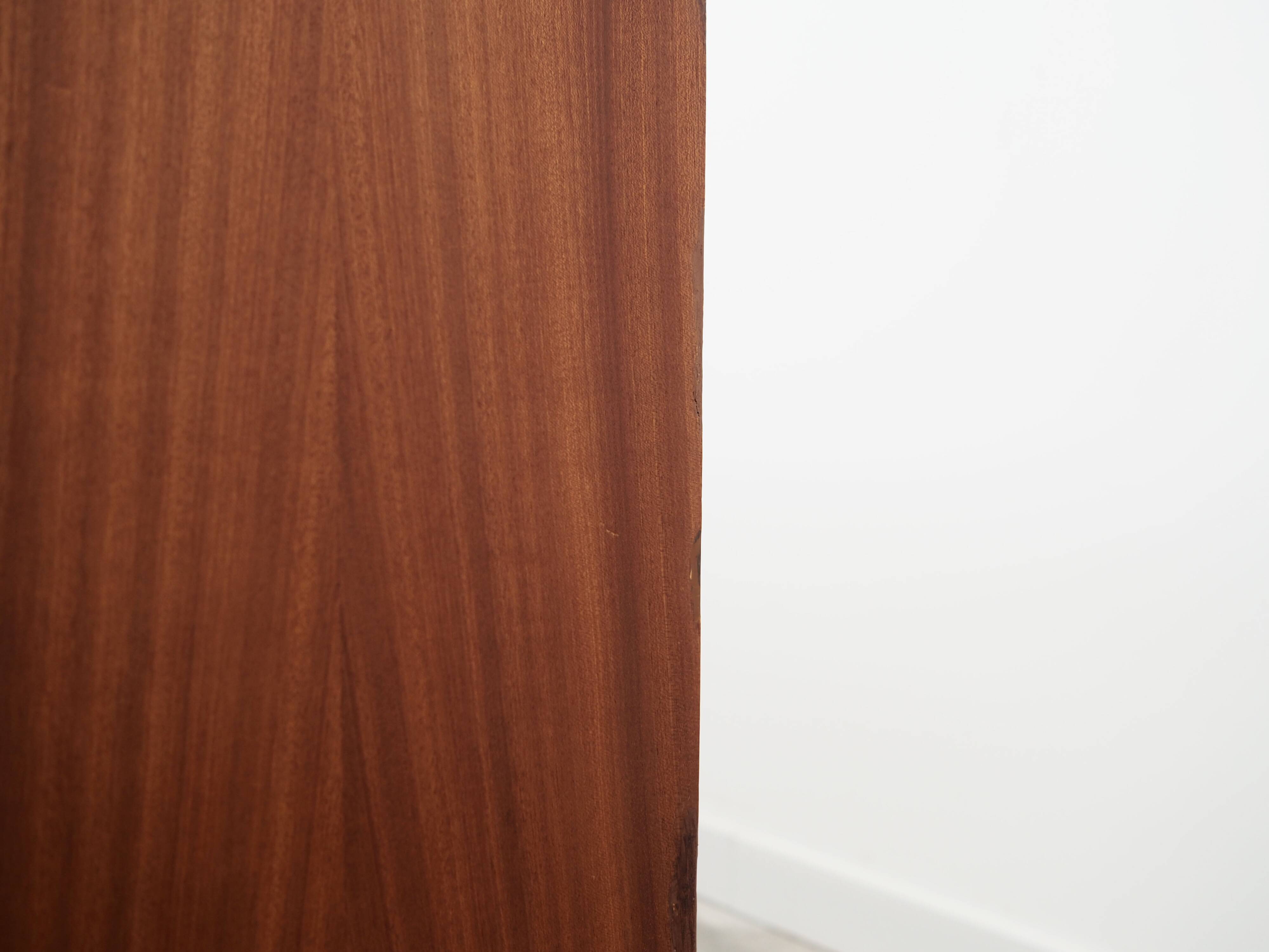Mahogany secretary, Danish design, 60s, production: Denmark