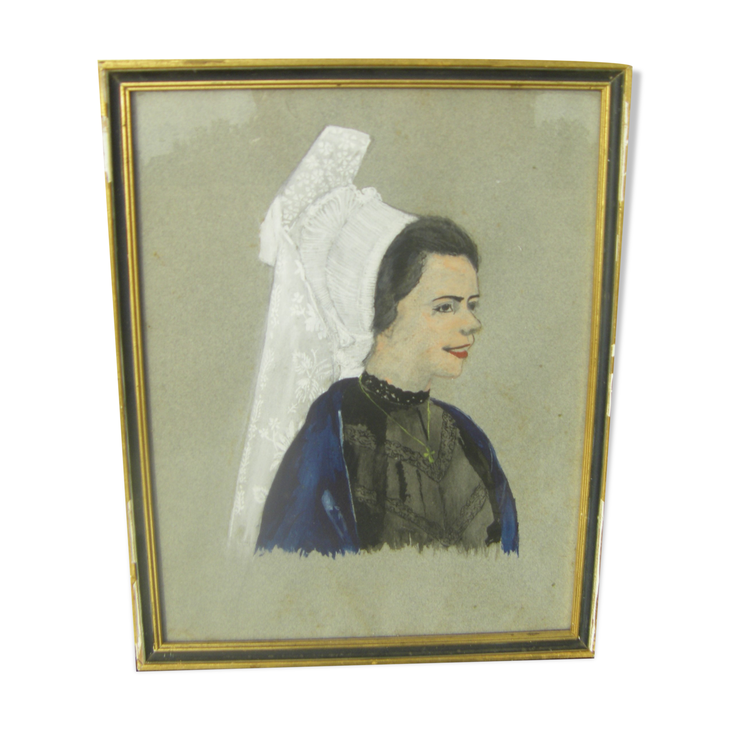 Portrait d'une jeune bretonne