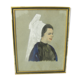 Portrait d'une jeune bretonne