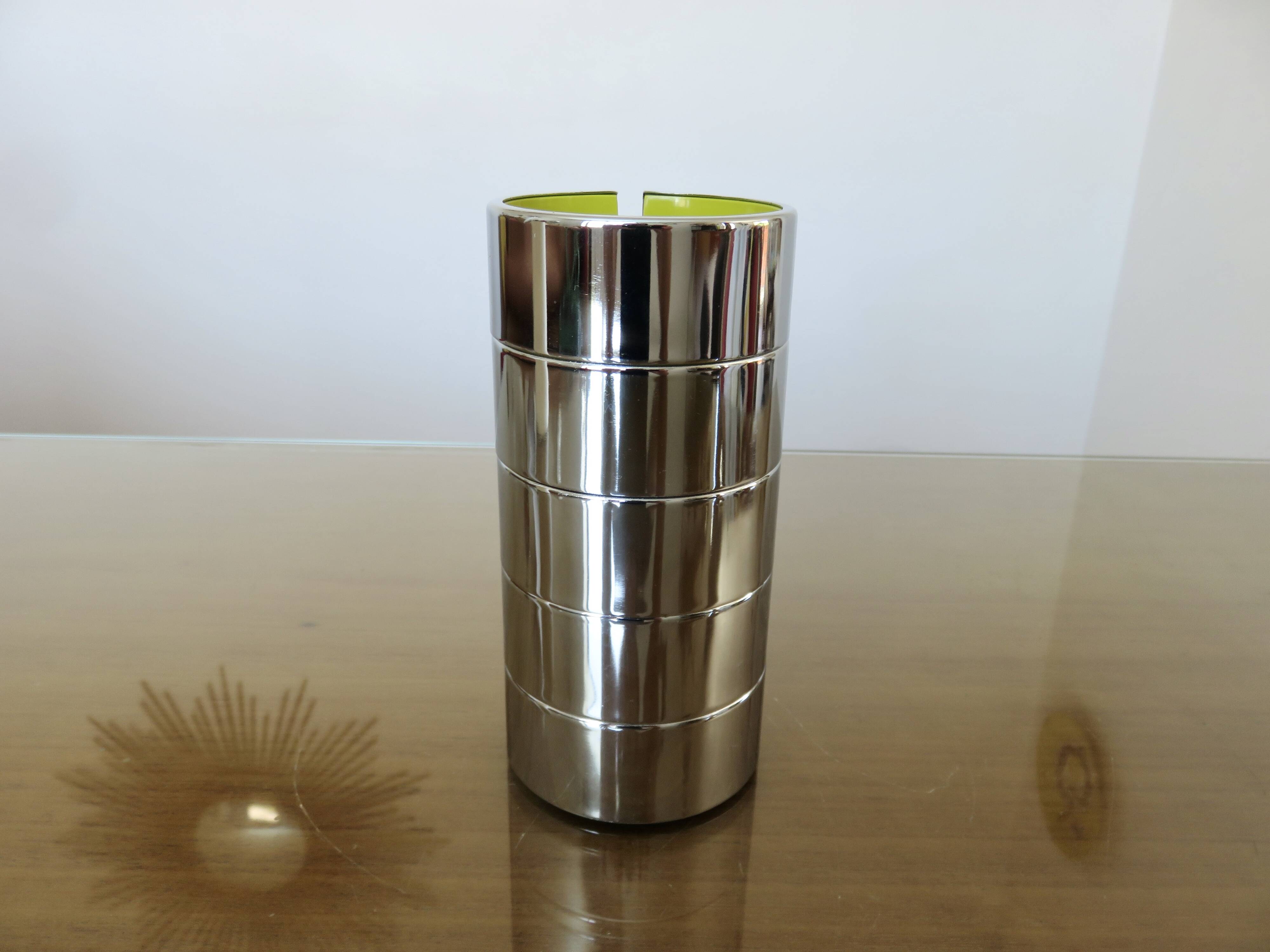 Isamu Kenmochi, 5 stackable ashtrays, new, in original box, 1970