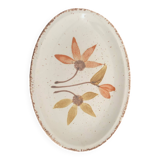 Petit plat ovale faïence de Gien France