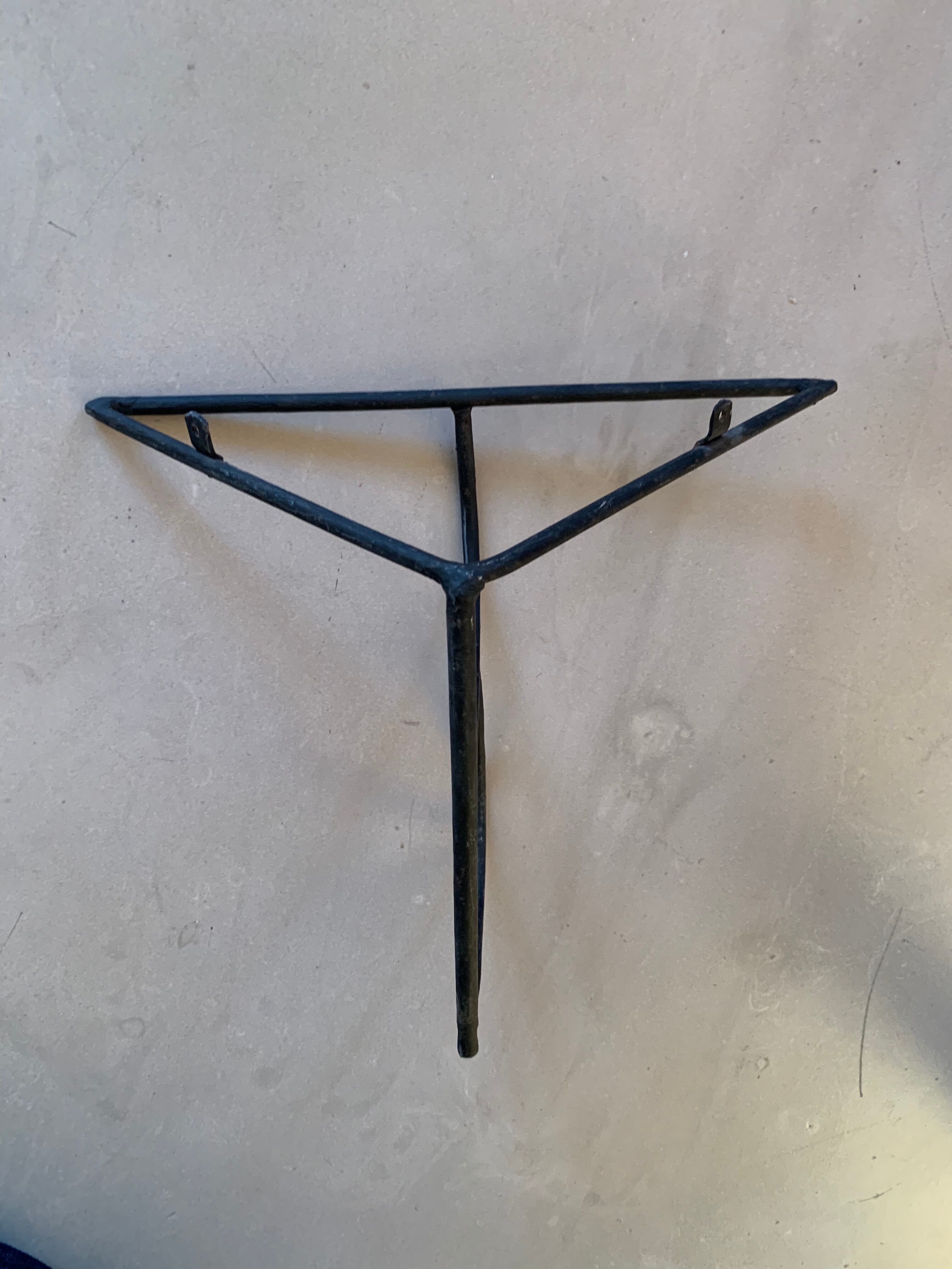 Vintage corner wall shelves 50s