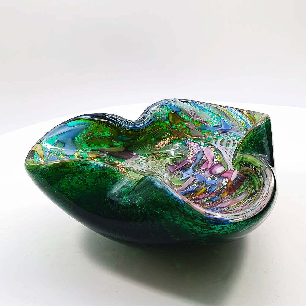 1950s Big Ashtray in Murano Glass by Dino Martens.