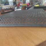 Perforated sheet metal tray circa 1950