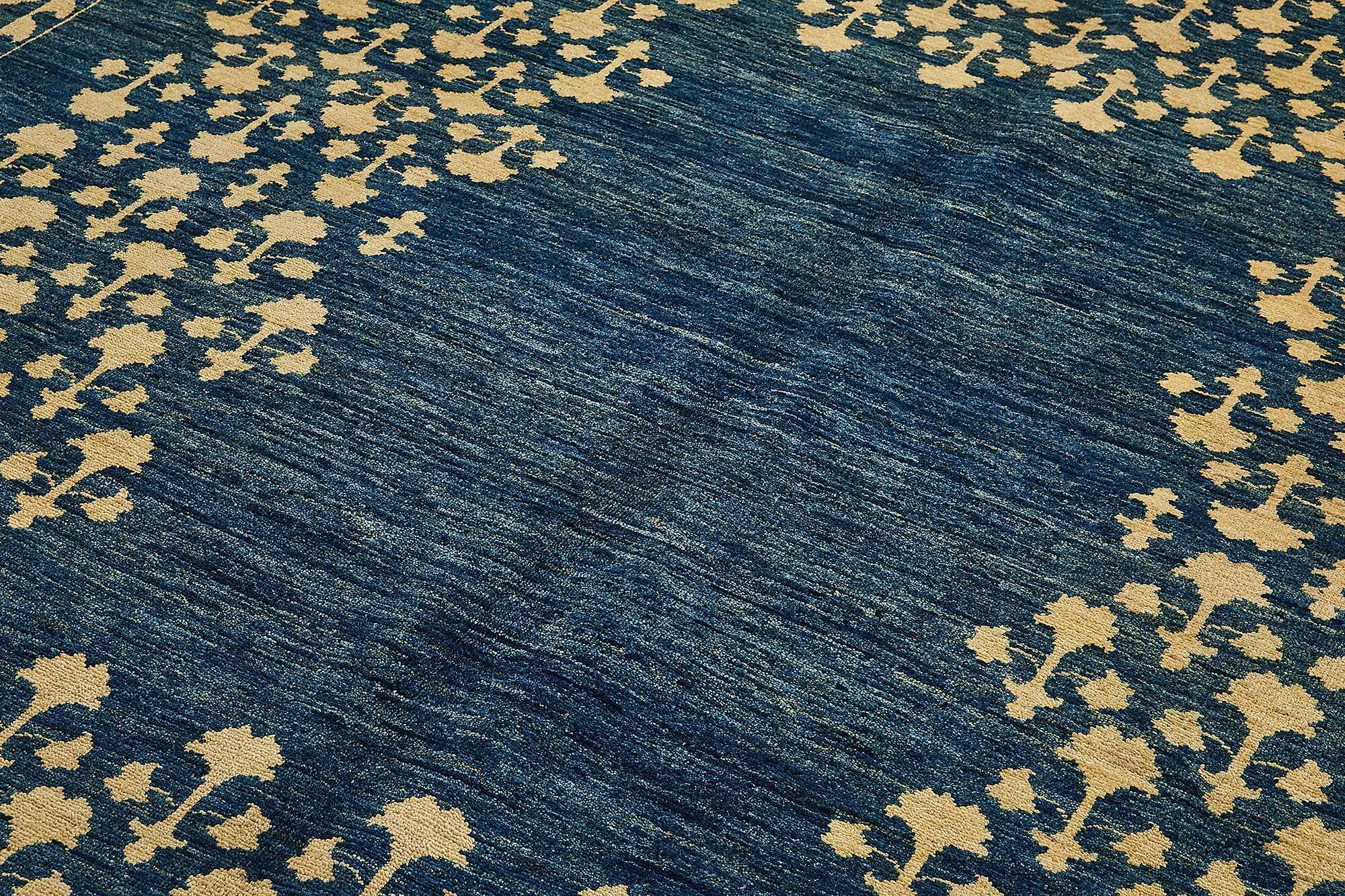 Turkish Handknotted Wool Oushak Rug 253 cm x 344 cm