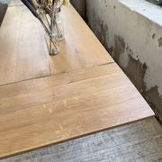 Table de ferme extensible en chêne massif