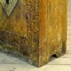 Antique Folk Art Hand Painted Cabinet, circa 1850