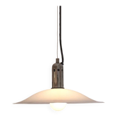 Chrome and Perspex chandelier, 9t manufacturer, Italy 1970