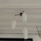 Suspension 3 globes en verre opalin