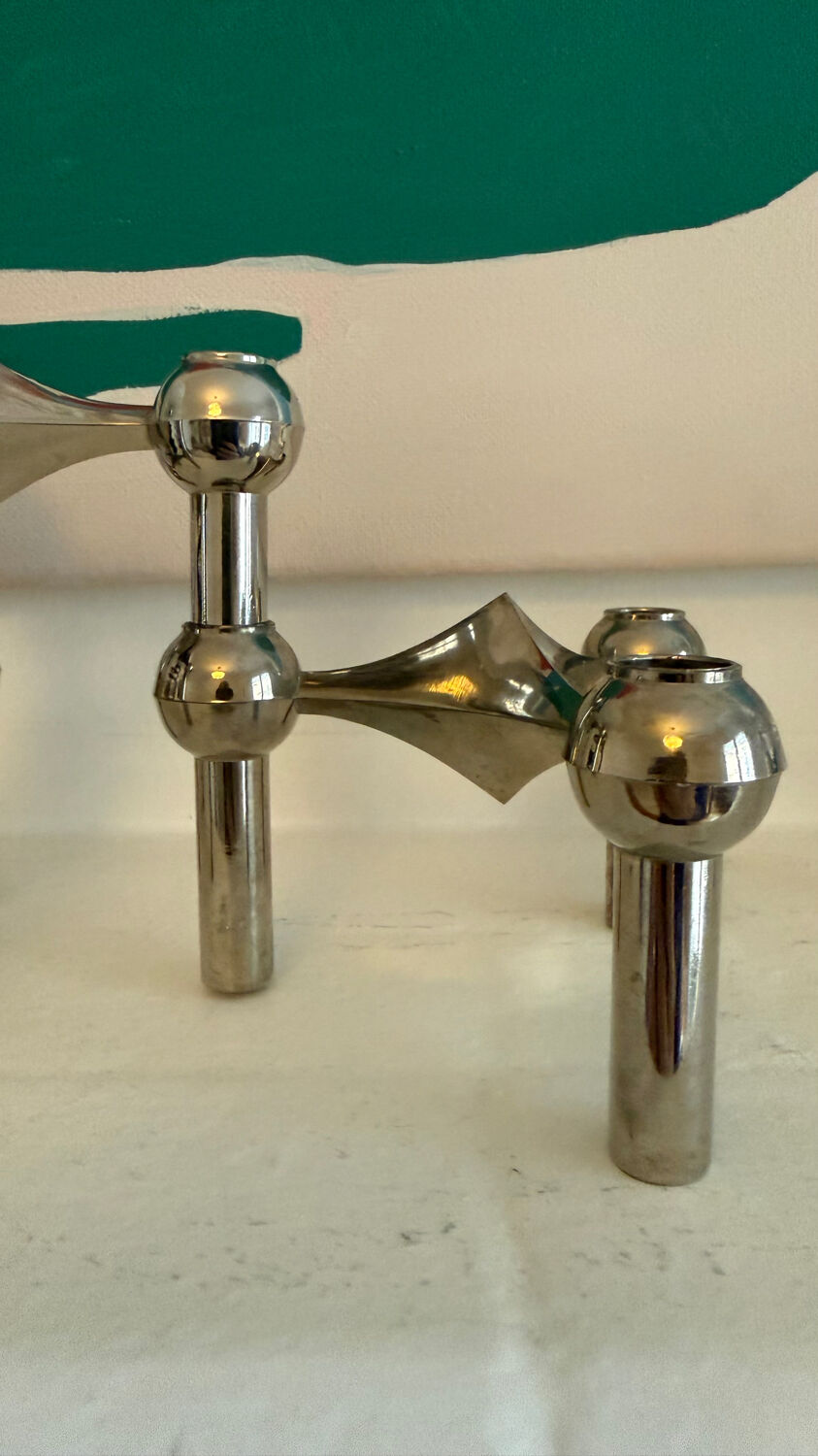 Lot de 3 bougeoirs Stoff de Nagel