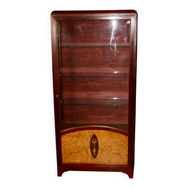 Vitrine Art Déco en Marqueterie vers 1925