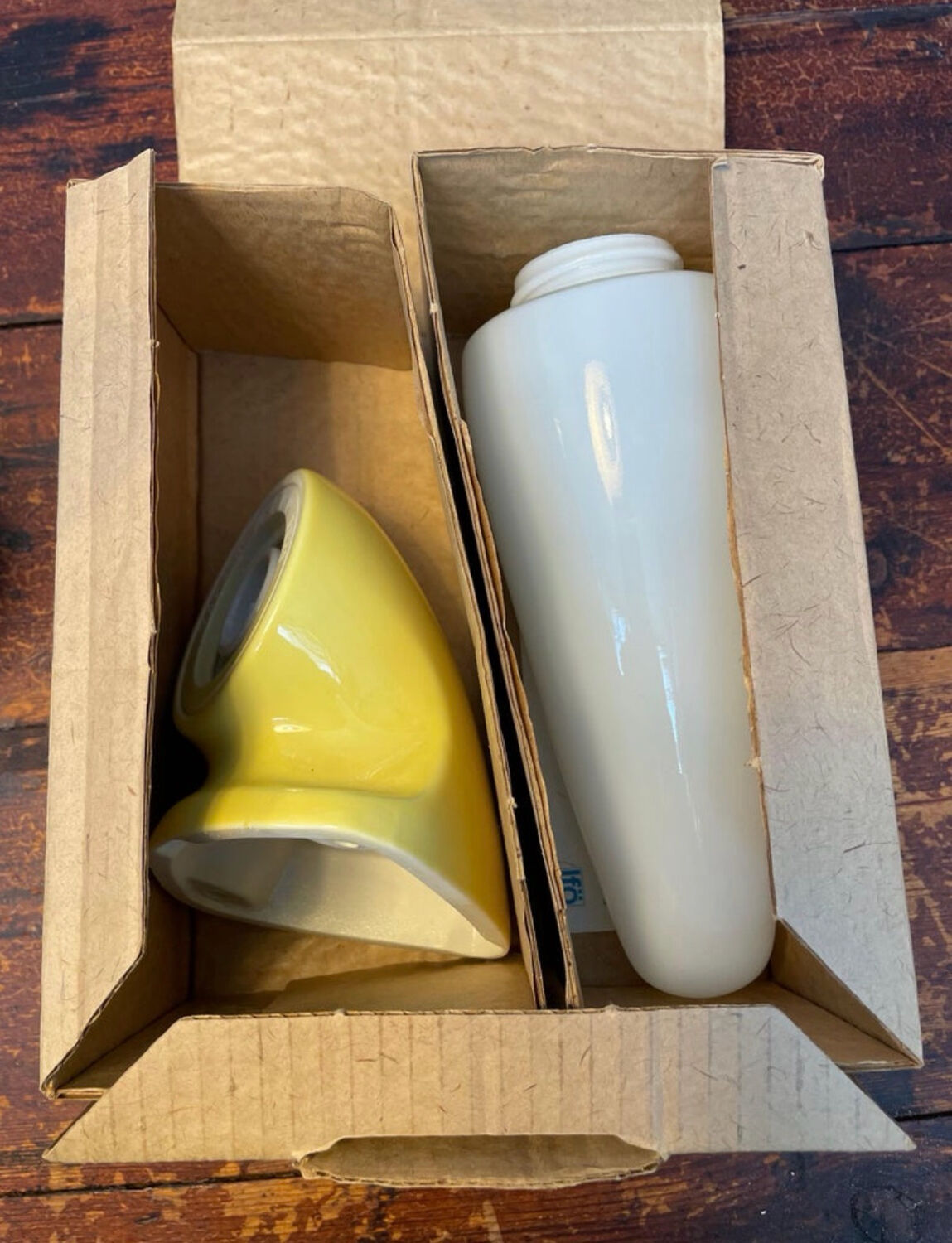 Vintage Bathroom Lamps in Ceramic by Ifö of Sweden with Opaline Shades from the 1960s